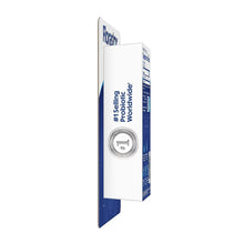 Florastor probiotic supplement carton side panel with text and circular seal