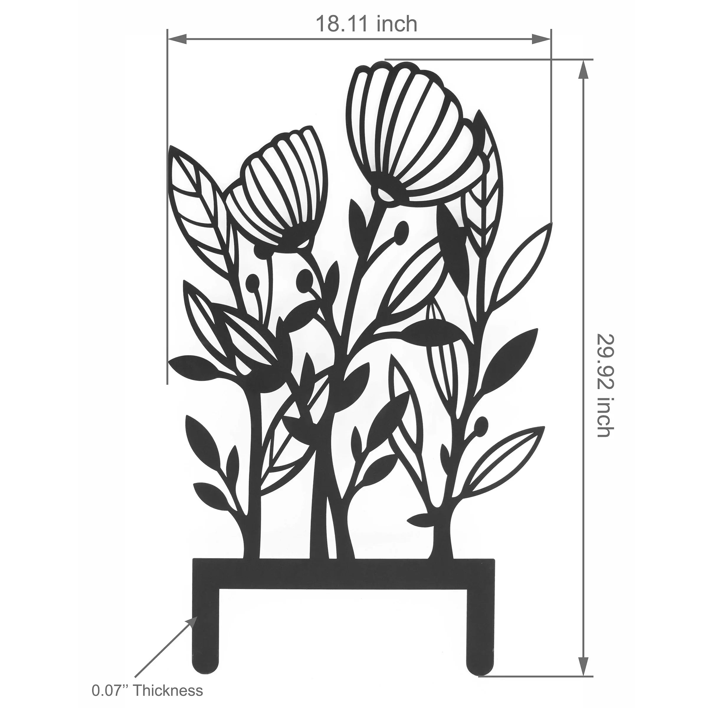 Flower Garden Stakes 2-pack - USA MEGA SHOP