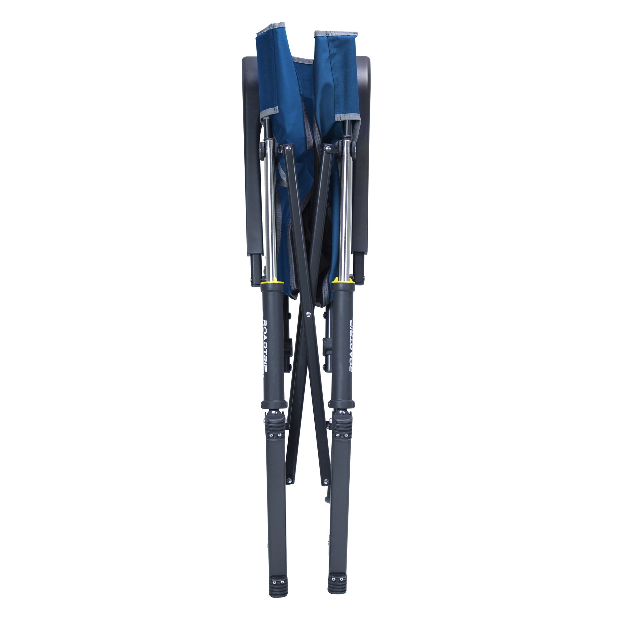 GCI Outdoor RoadTrip Rocker Foldable Rocking Camp Chair, Blue