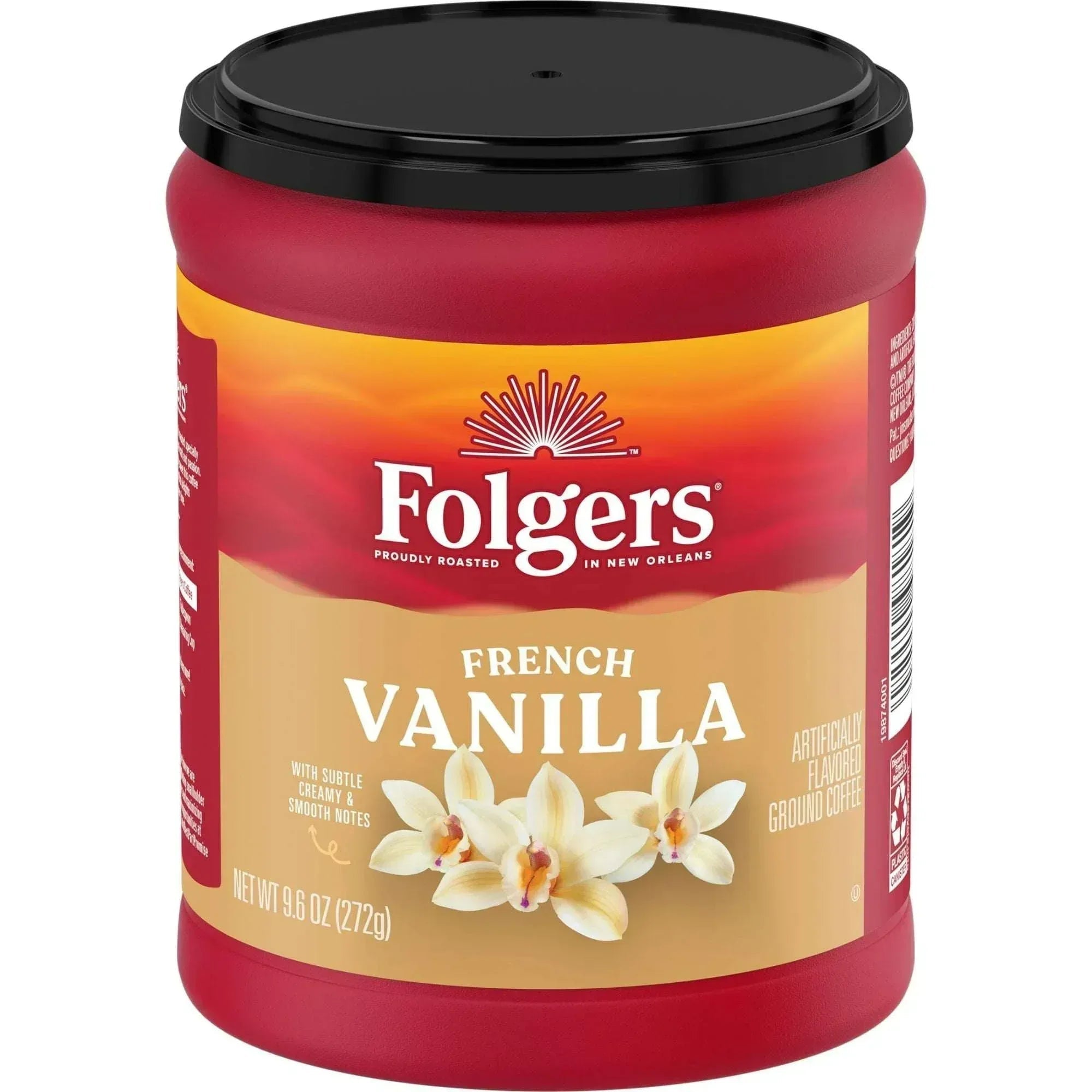 Folgers Classic Roast Ground Coffee, Medium Roast, 9.6 oz Canister