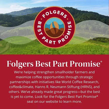 Folgers Best Part Promise seal with message panel