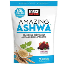 Triple berry ashwagandha soft chews pouch, 90 count, supplement dietary chews