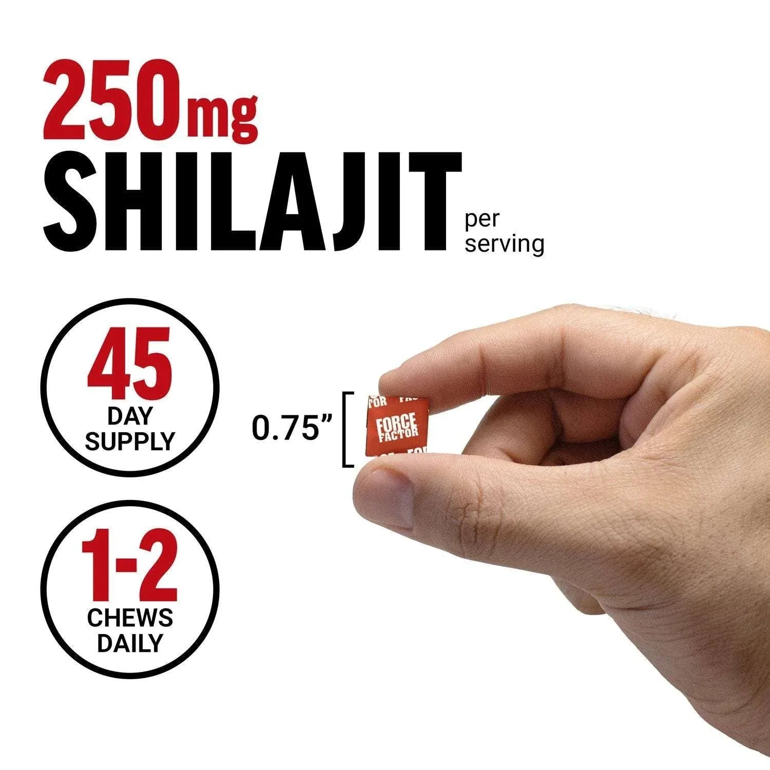 Force Factor Supreme Shilajit Soft Chews, 90 ct. - USA MEGA SHOP