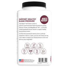 Force Factor Total Beets soft chews bottle, back label with supplement details