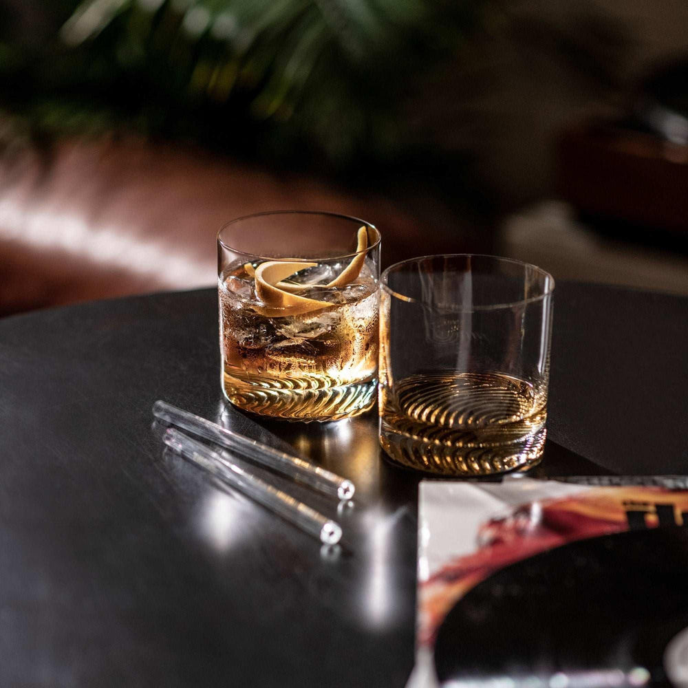 Fortessa Echo Tritan Double Old Fashioned Glasses 13.5 oz, Set of 4 - USA MEGA SHOP