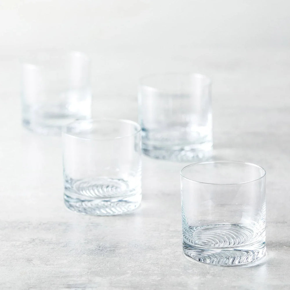 Fortessa Echo Tritan Double Old Fashioned Glasses 13.5 oz, Set of 4 - USA MEGA SHOP