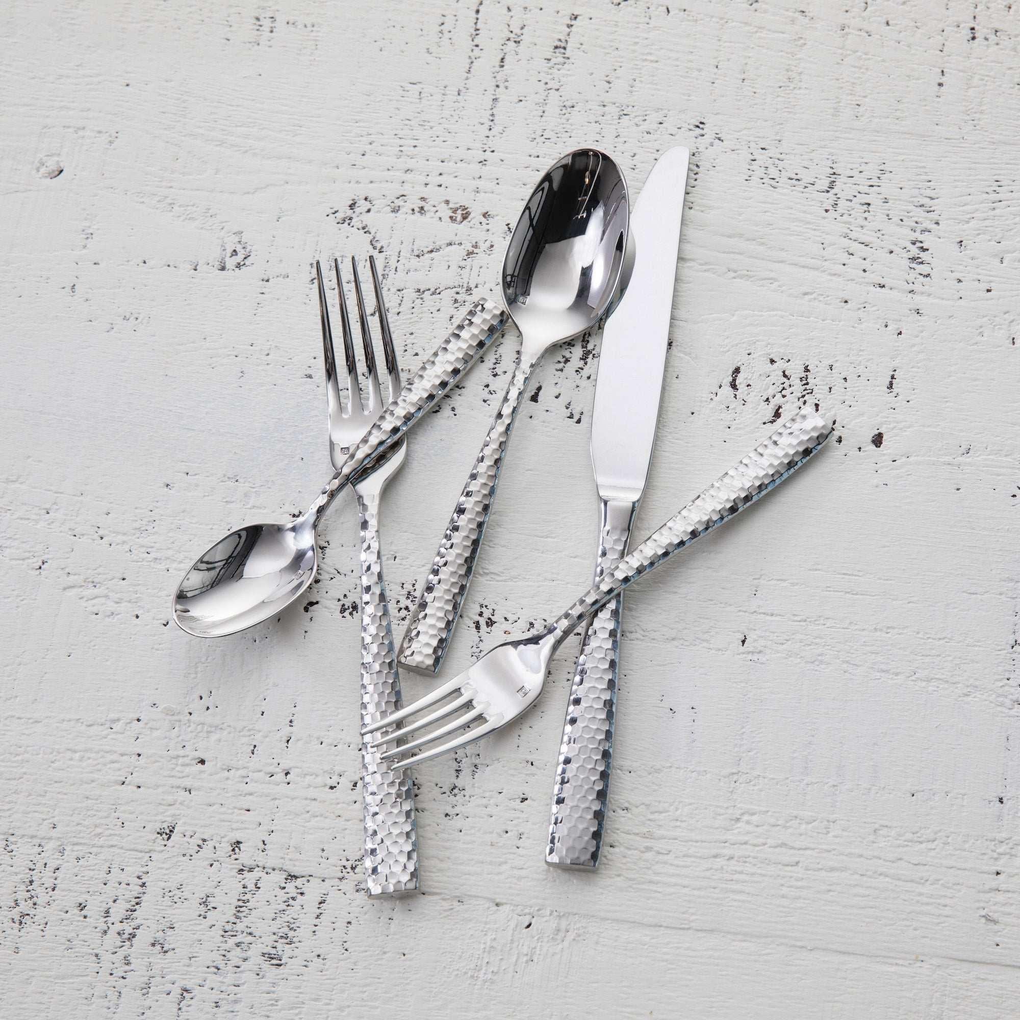 Fortessa Lucca Faceted 20-piece Flatware Set