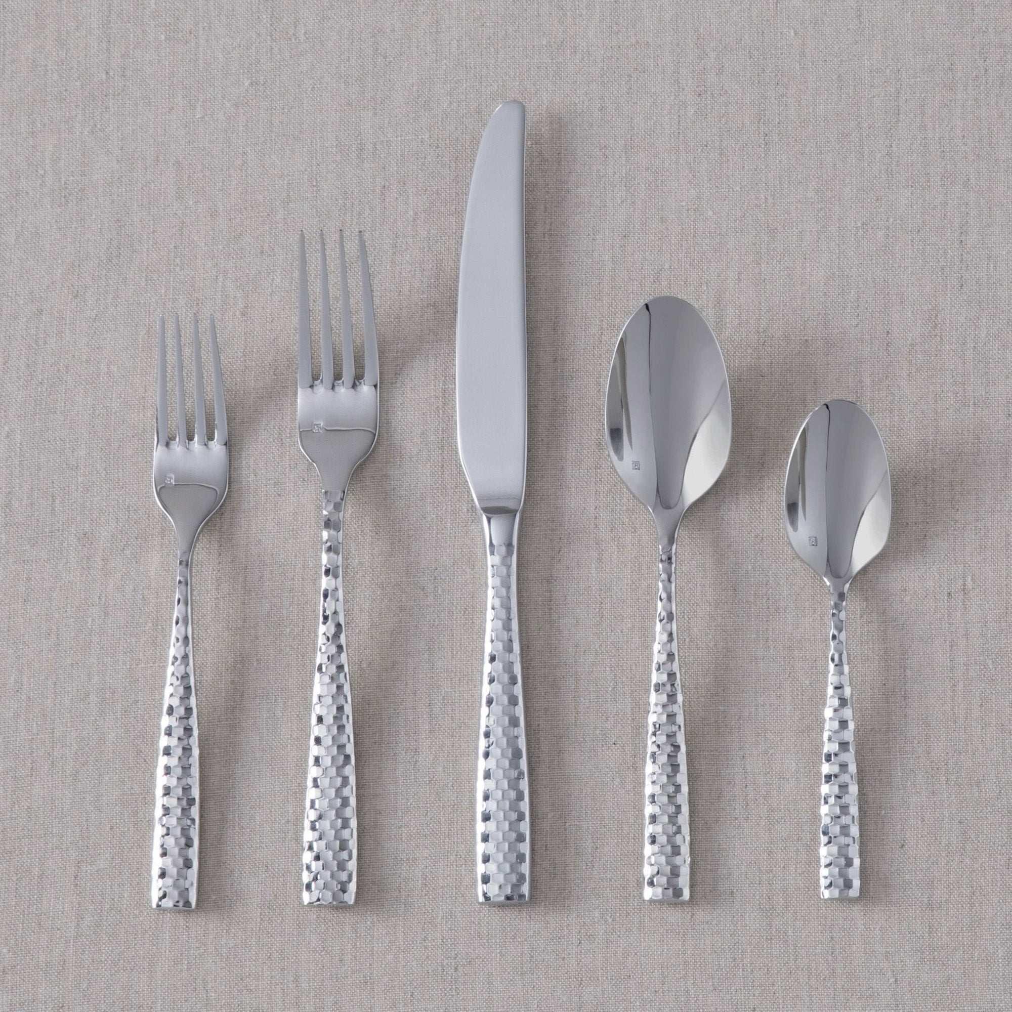 Fortessa Lucca Faceted 20-piece Flatware Set