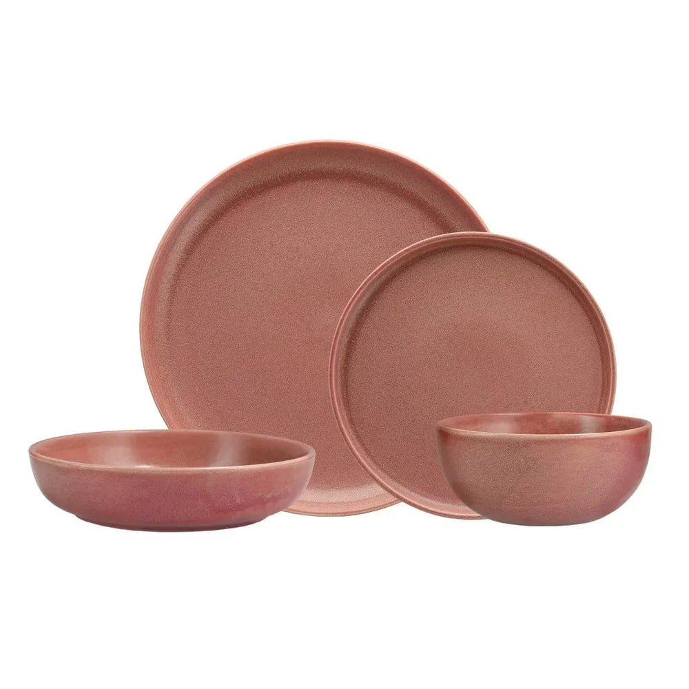 Fortessa Sound Desert Rose 16-piece Dinnerware Set - USA MEGA SHOP