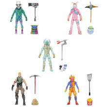 Fortnite 6-inch figure set showing five character figures and accessories