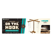 MinnARK hook and ring toss game box with tabletop set and ring graphics