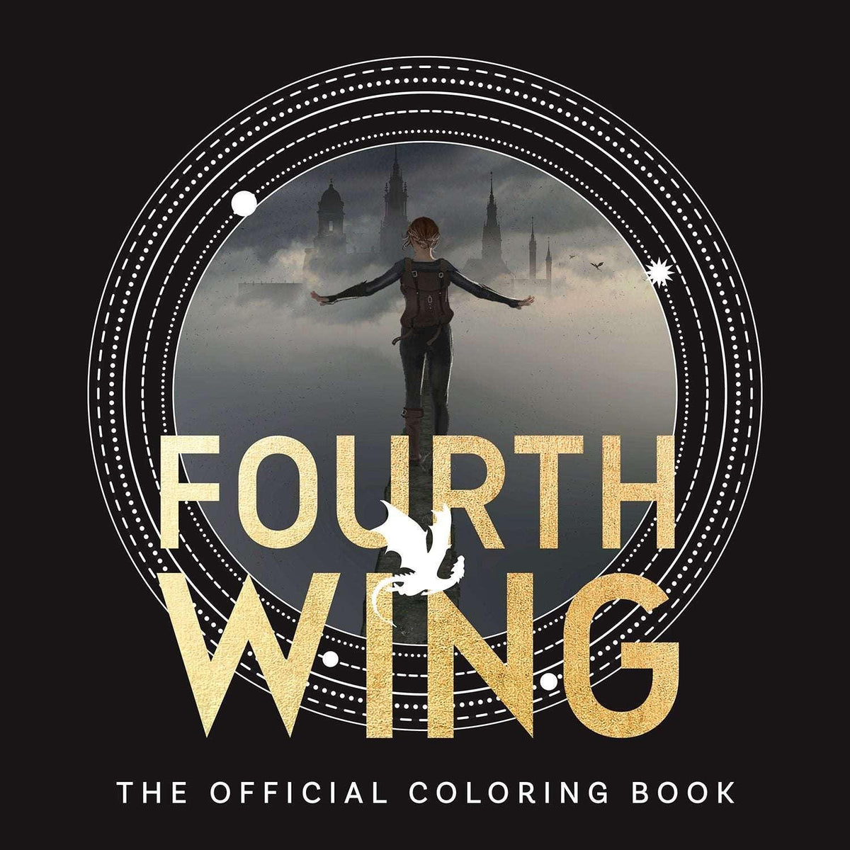 Fourth Wing: The Official Coloring Book, Paperback - USA MEGA SHOP