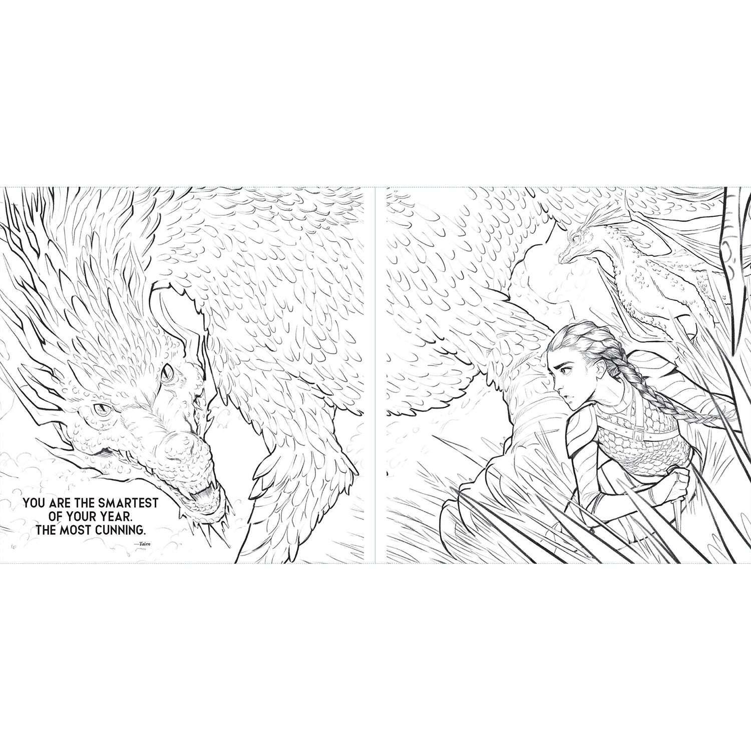 Fourth Wing: The Official Coloring Book, Paperback - USA MEGA SHOP