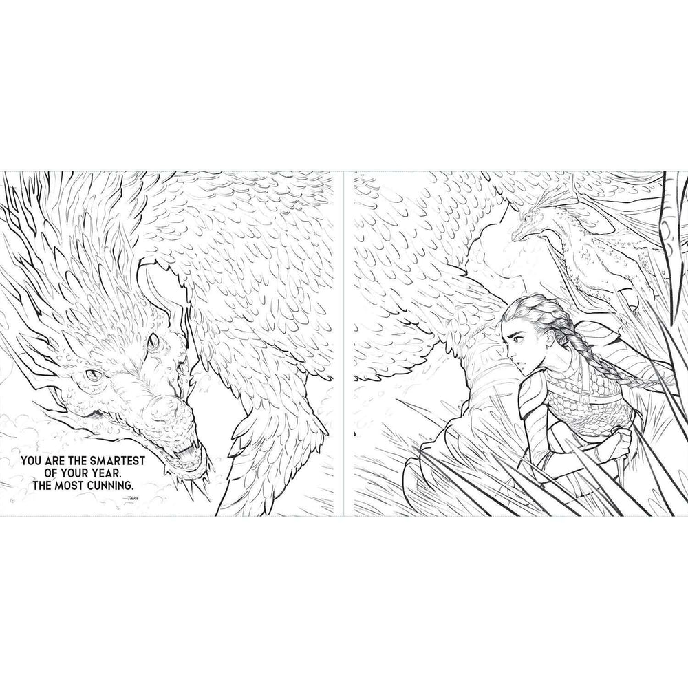 Fourth Wing: The Official Coloring Book, Paperback - USA MEGA SHOP