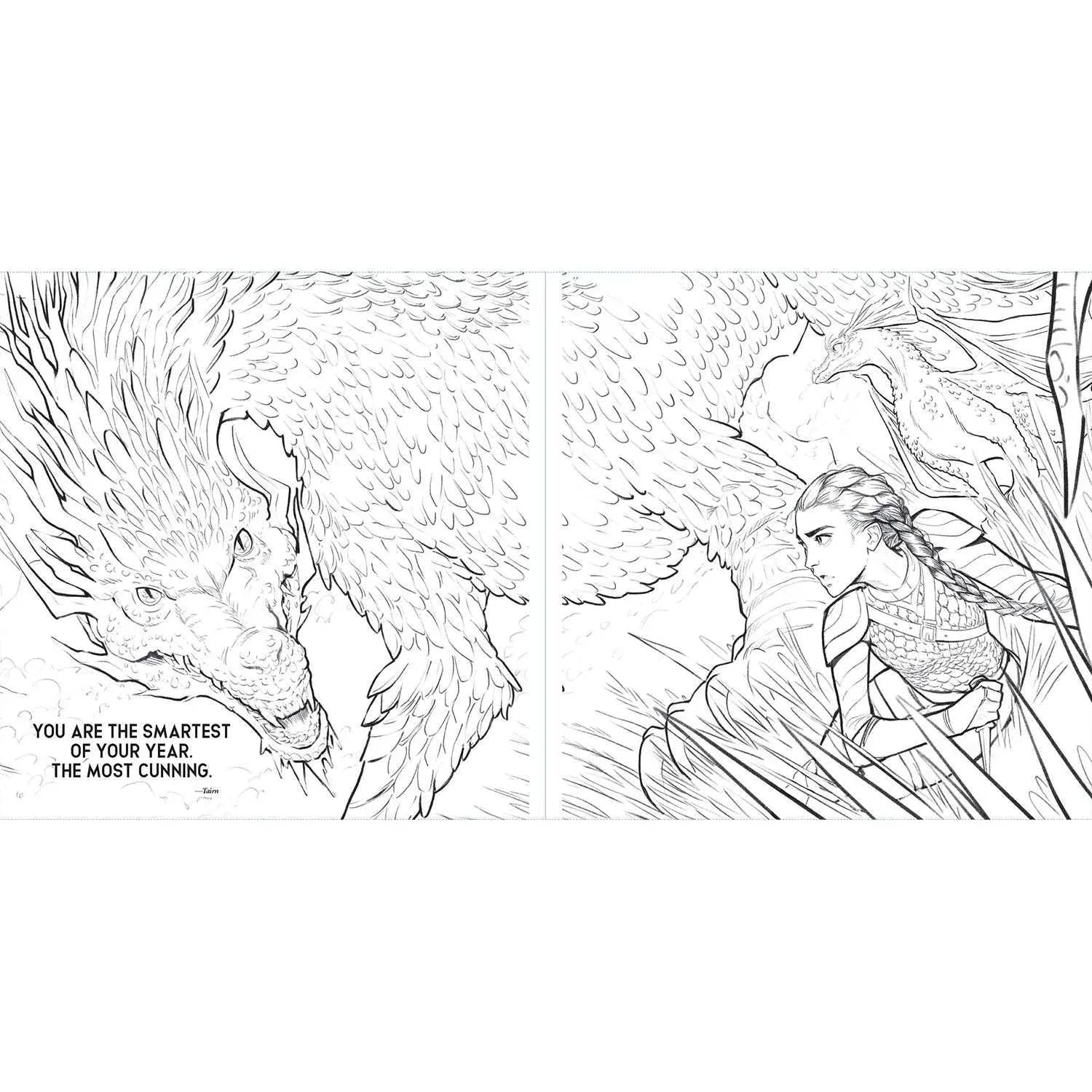 Fourth Wing: The Official Coloring Book, Paperback