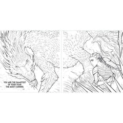 Fourth Wing: The Official Coloring Book, Paperback