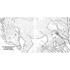 Fourth Wing: The Official Coloring Book, Paperback - USA MEGA SHOP