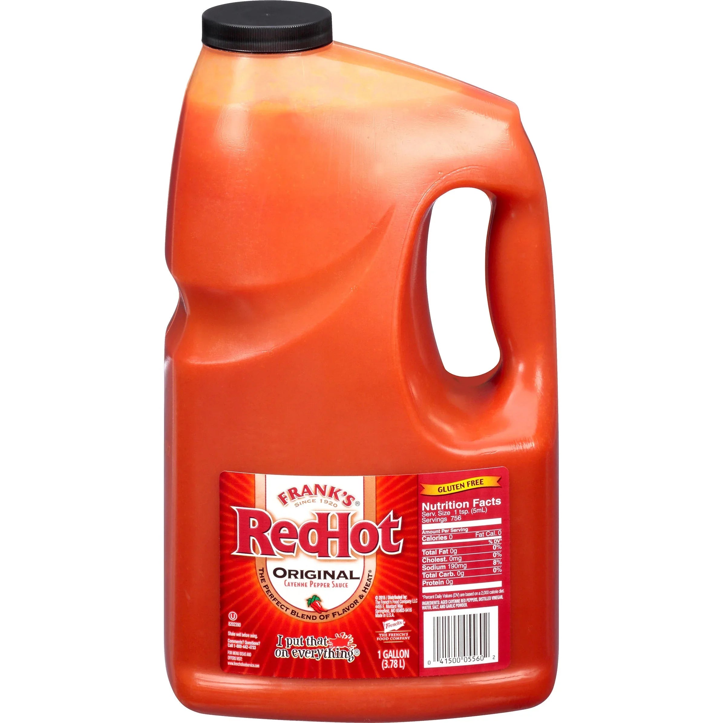 Frank's RedHot Cayenne Pepper Sauce, Original, 1 gal - USA MEGA SHOP
