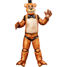 Children's Freddy bear-style costume with bow tie, vest, and boot covers