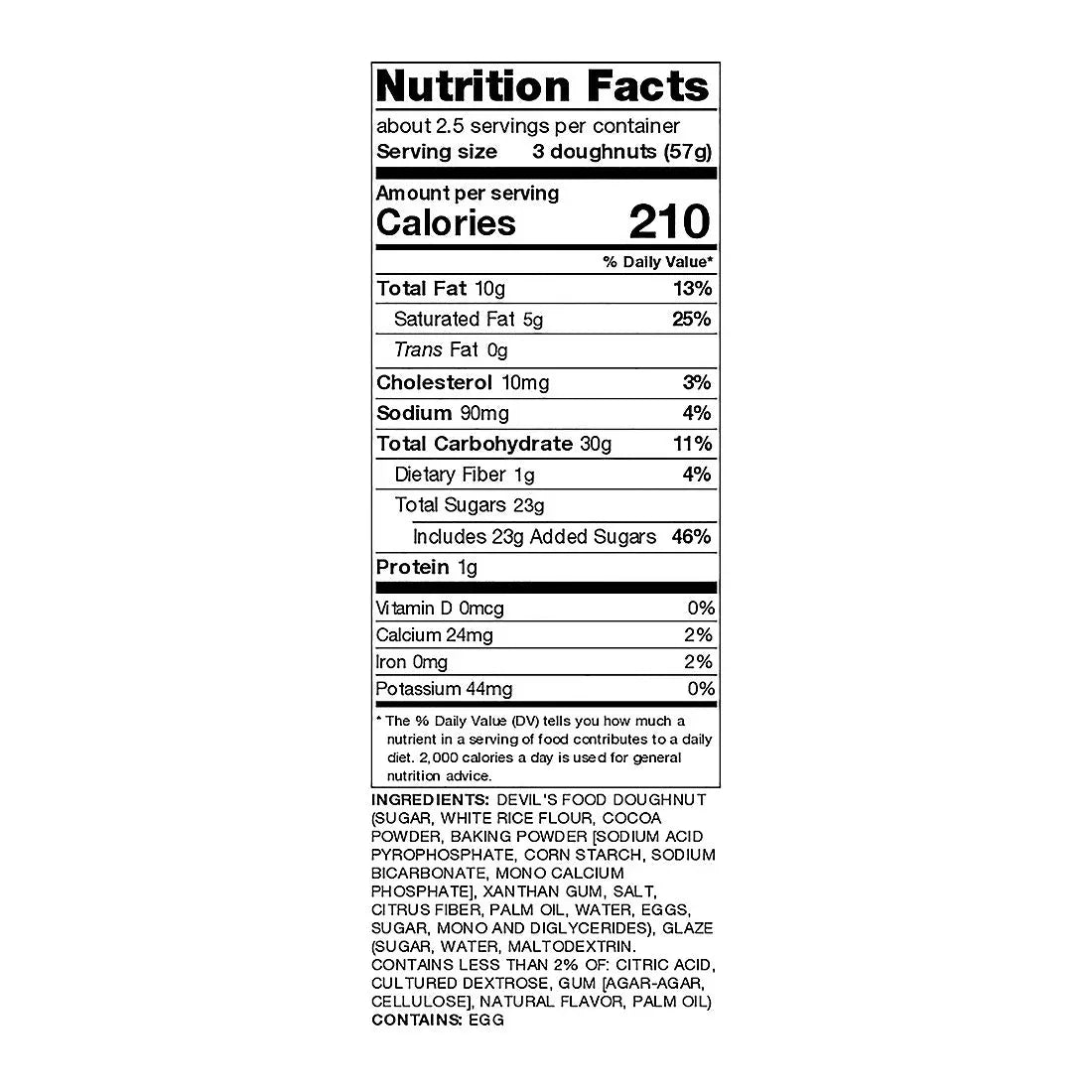 Freedom Gluten-Free Devils Food Chocolate Doughnut Minis, 5 oz. - USA MEGA SHOP
