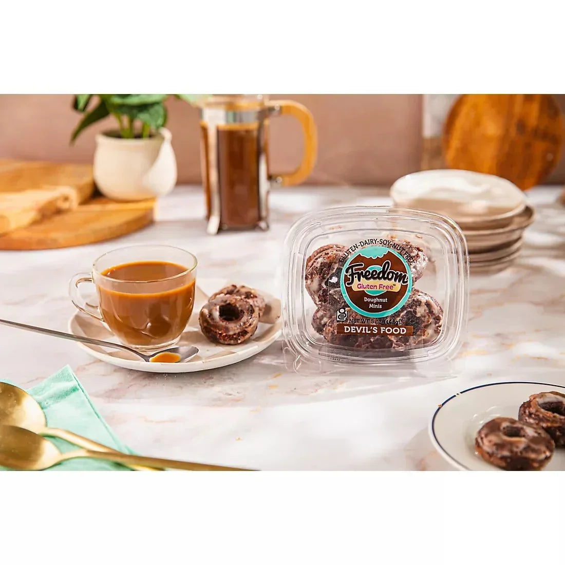 Freedom Gluten-Free Devils Food Chocolate Doughnut Minis, 5 oz.