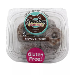 Freedom Gluten-Free Devils Food Chocolate Doughnut Minis, 5 oz. - USA MEGA SHOP
