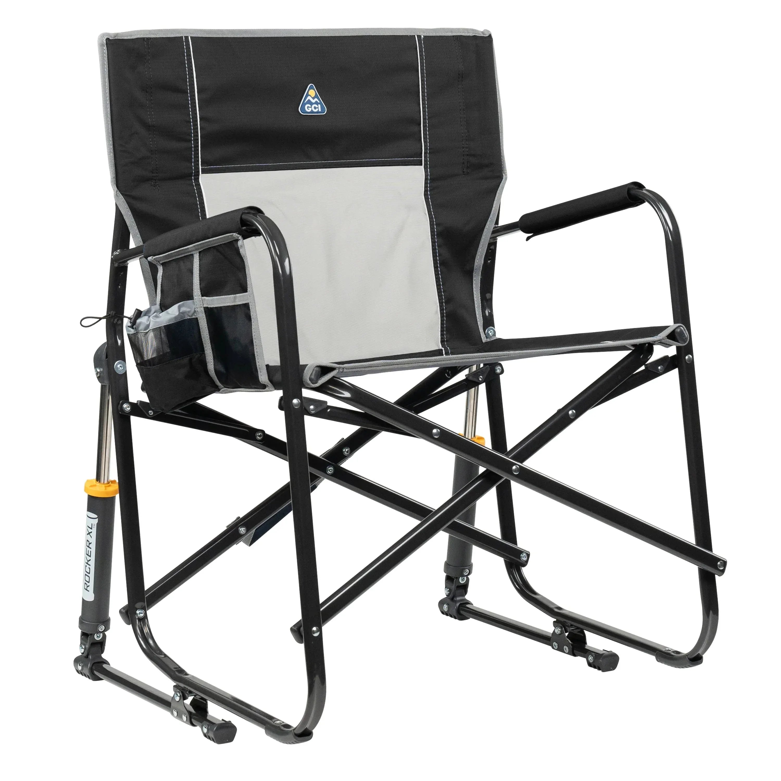 GCI Outdoor Freestyle Rocker XL Oversized Foldable Rocking Camp Chair, Americana - USA MEGA SHOP