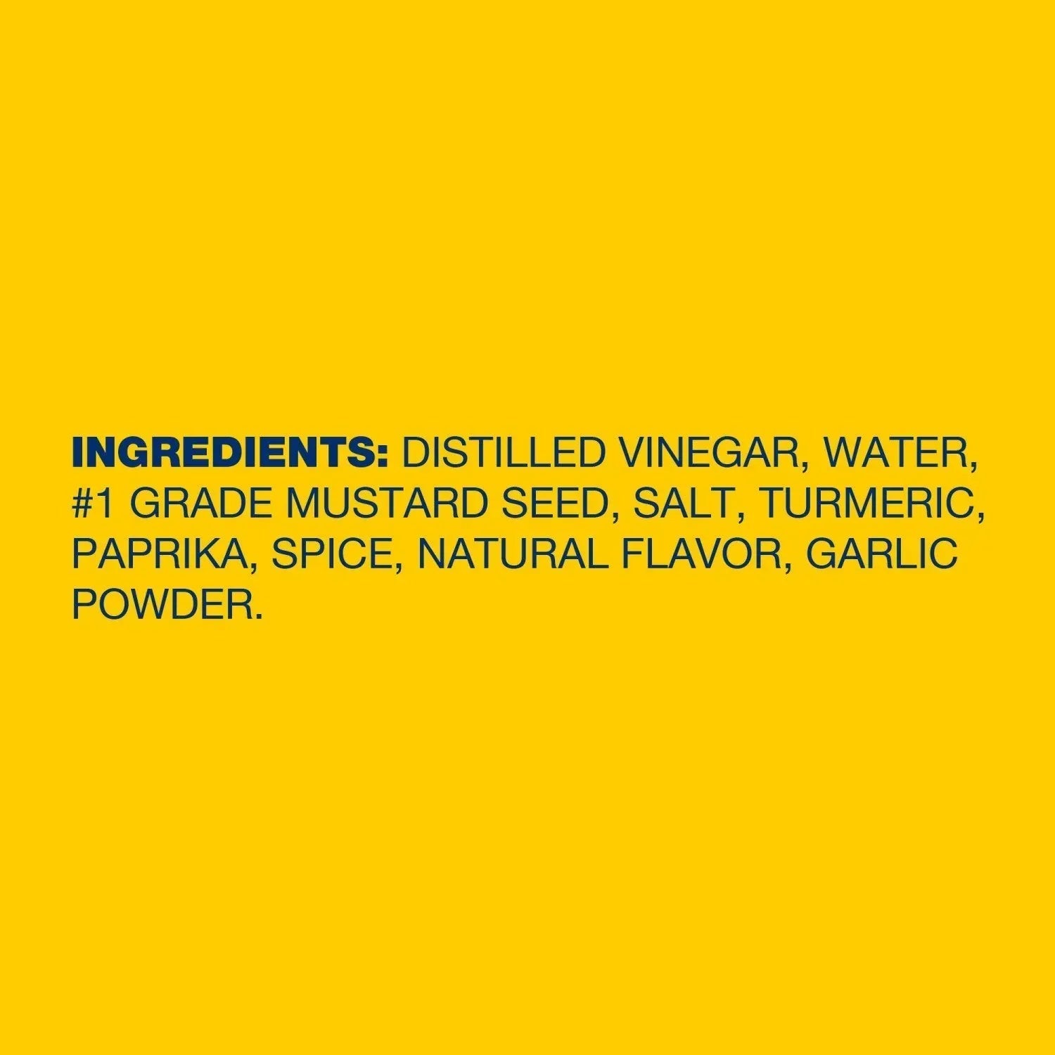 French's 100% Natural Classic Yellow Mustard, 105 oz.