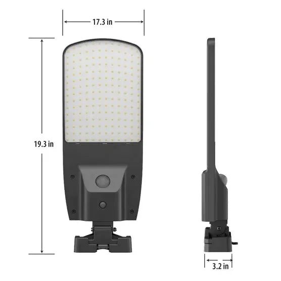 Fresh Source 5000 Lumen Solar Area Light with Motion Sensor
