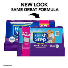Cat clumping litter multipack, Fresh Step Multi-Cat extra strength, 42 lb bags