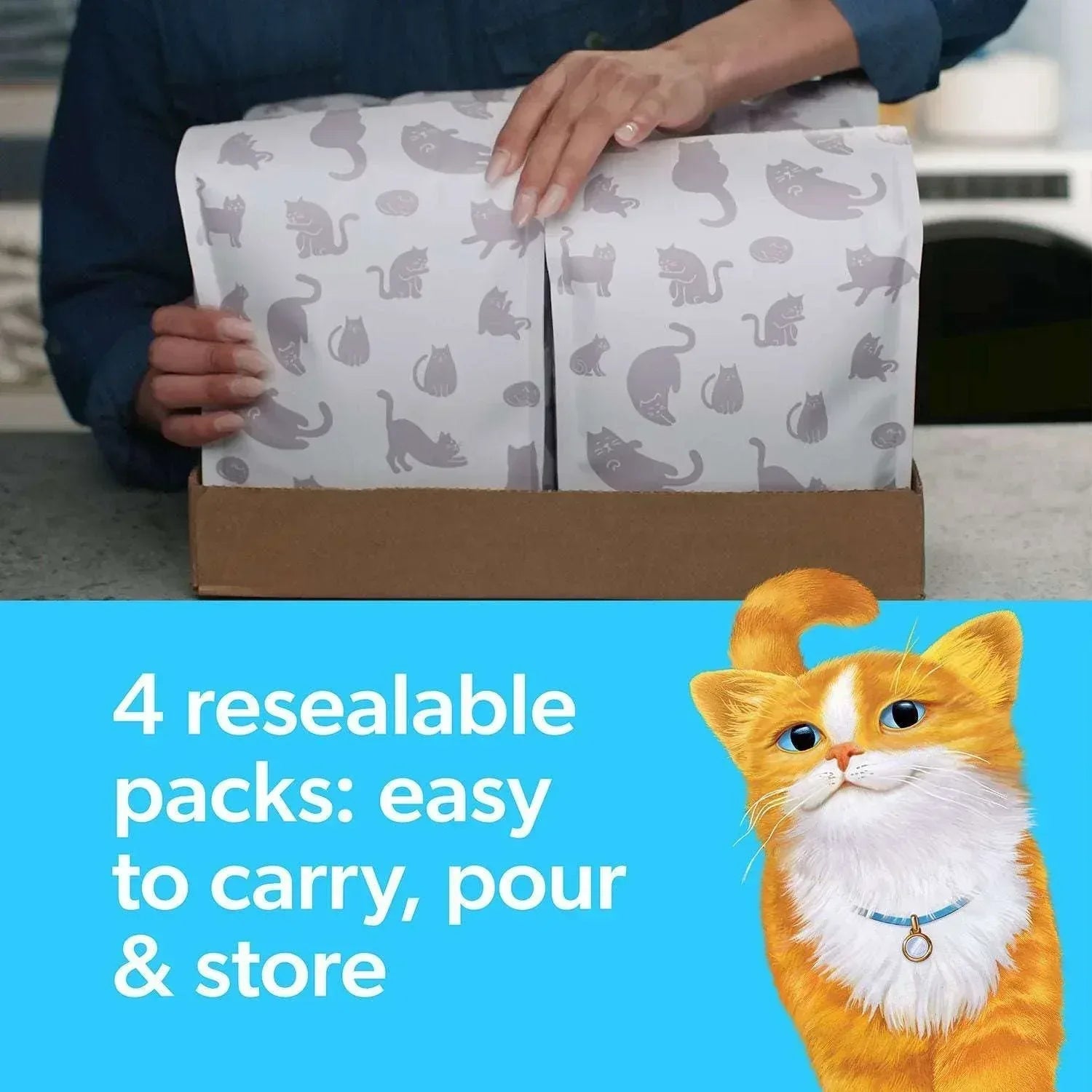 Fresh Step Total Control Scented Clumping Litter with Febreze, 44 lbs.