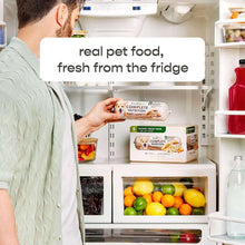 Freshpet Complete Nutrition chicken dog food roll pack in fridge