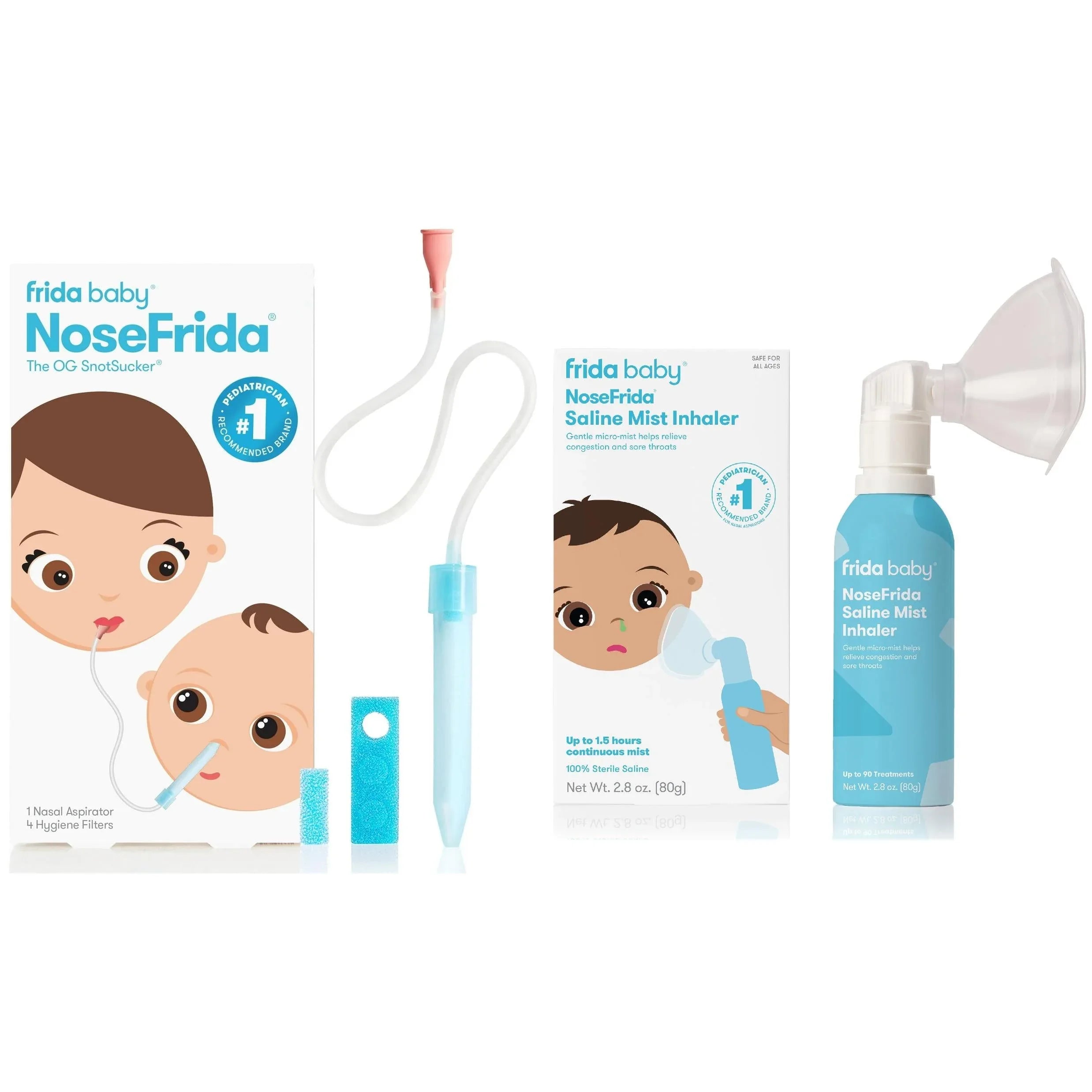 Frida Snotsucker and Saline Mist Inhaler - USA MEGA SHOP