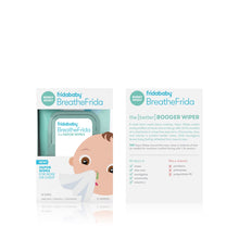 FridaBaby BreatheFrida vapor wipes front and info panel, teal and white