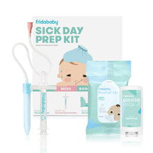 Baby sick day prep kit with NoseFrida snot sucker, BreatheFrida wipes, VaporRub