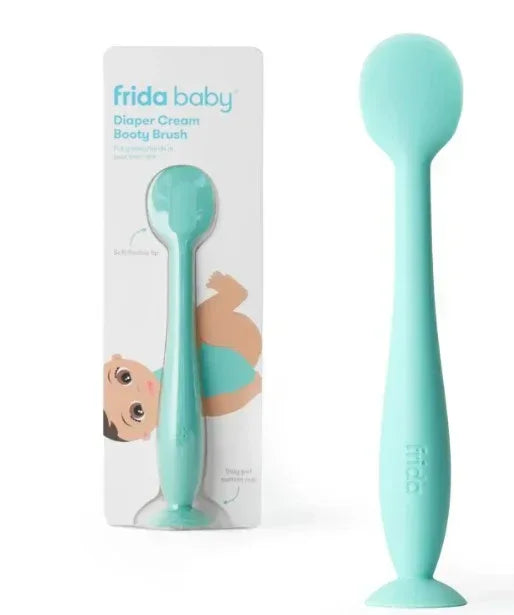 Frida Baby Silicone Booty Brush Applicator for Infant Diaper Rash Cream and Butt Paste, Blue
