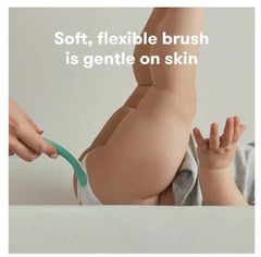 Frida Baby Silicone Booty Brush Applicator for Infant Diaper Rash Cream and Butt Paste, Blue