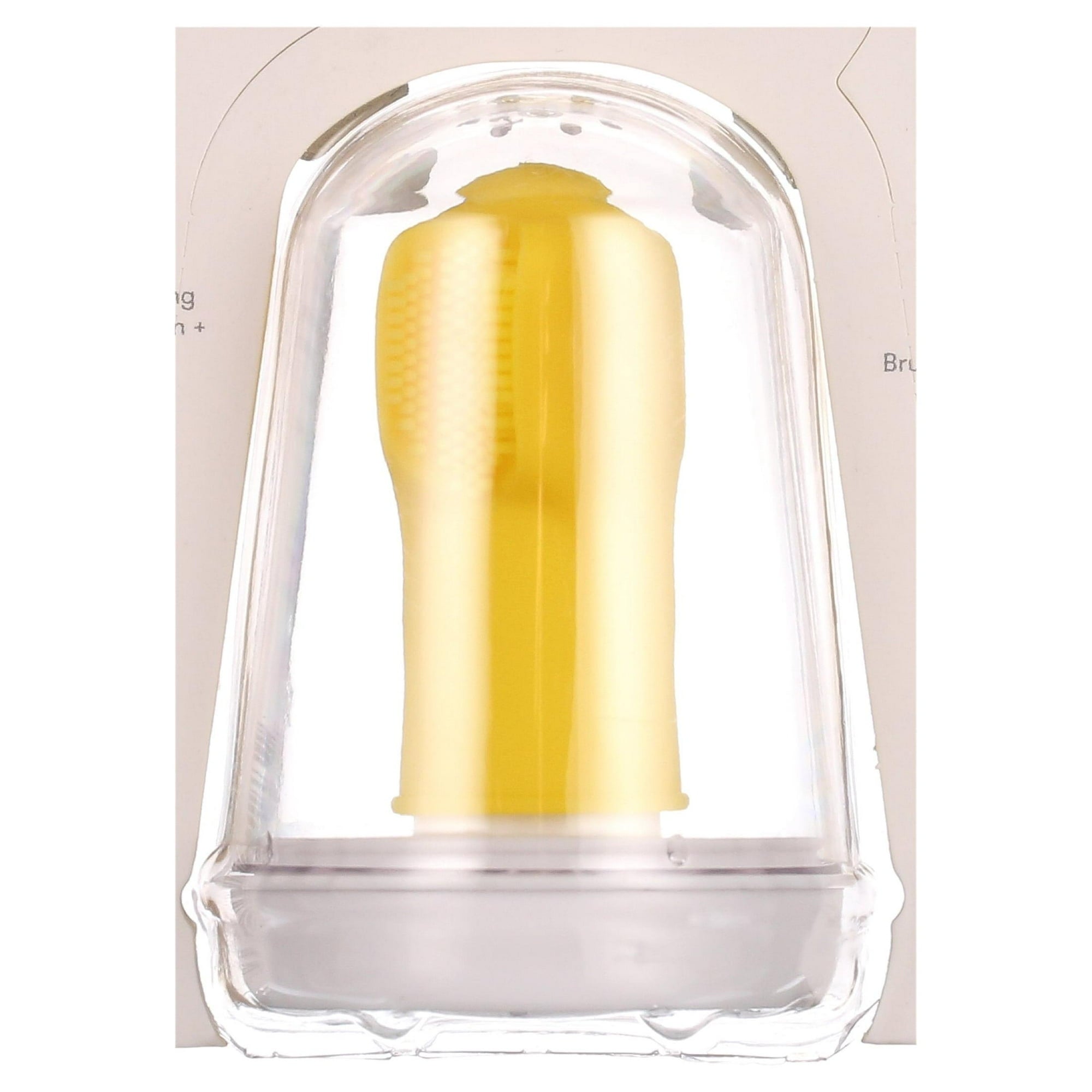 Frida Baby SmileFrida Finger Toothbrush for Baby to Infant Dental Care, Yellow