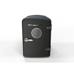 Frigidaire, 6 Can/4L Mini Personal Retro Fridge Cooler, EFMIS229, Black