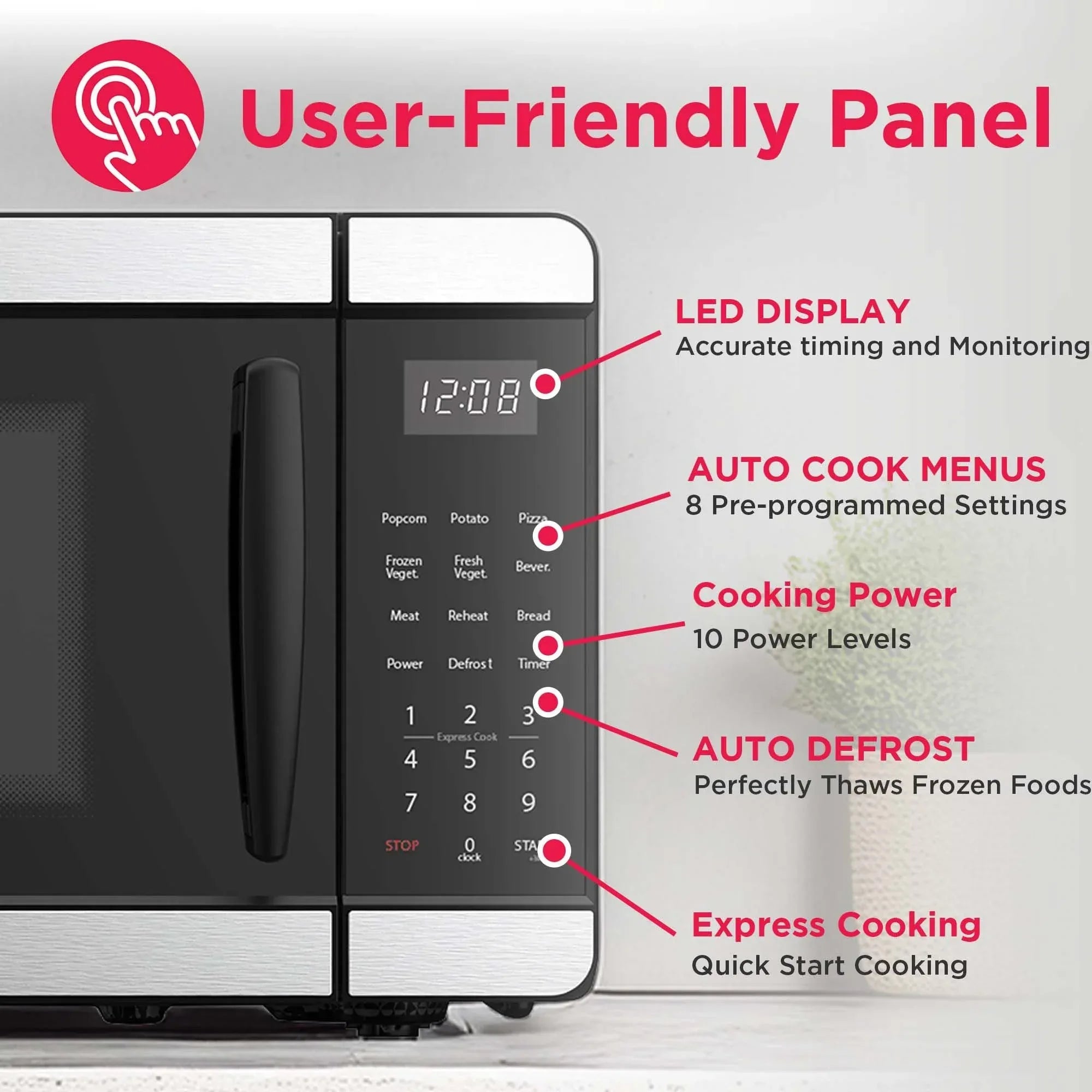 Frigidaire 0.7 Cu. Ft. Countertop Microwave Oven