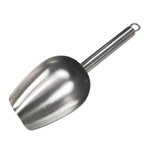 Stainless ice scoop with long handle