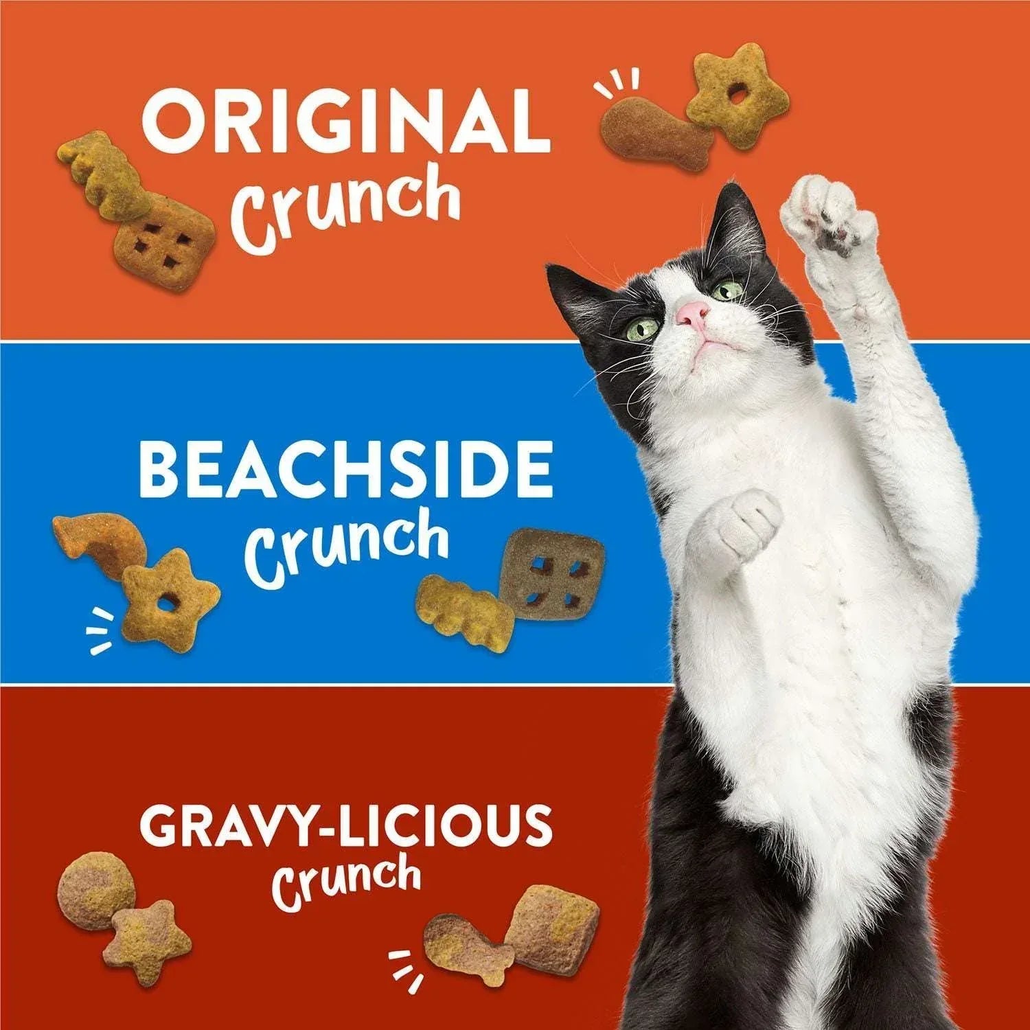 Friskies Party Mix Party Variety Pack, Cat Treats, 60 oz.