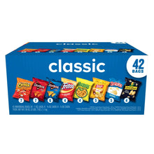 Classic 42-bag variety pack box with assorted chip logos
