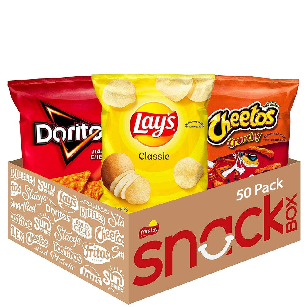 Frito-Lay Favorites Mix Chips & Snacks, Variety Pack, 50 pk. - USA MEGA SHOP