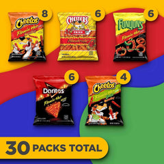 Frito-Lay Flamin' Hot Snacks, Variety Pack, 30 pk. - USA MEGA SHOP