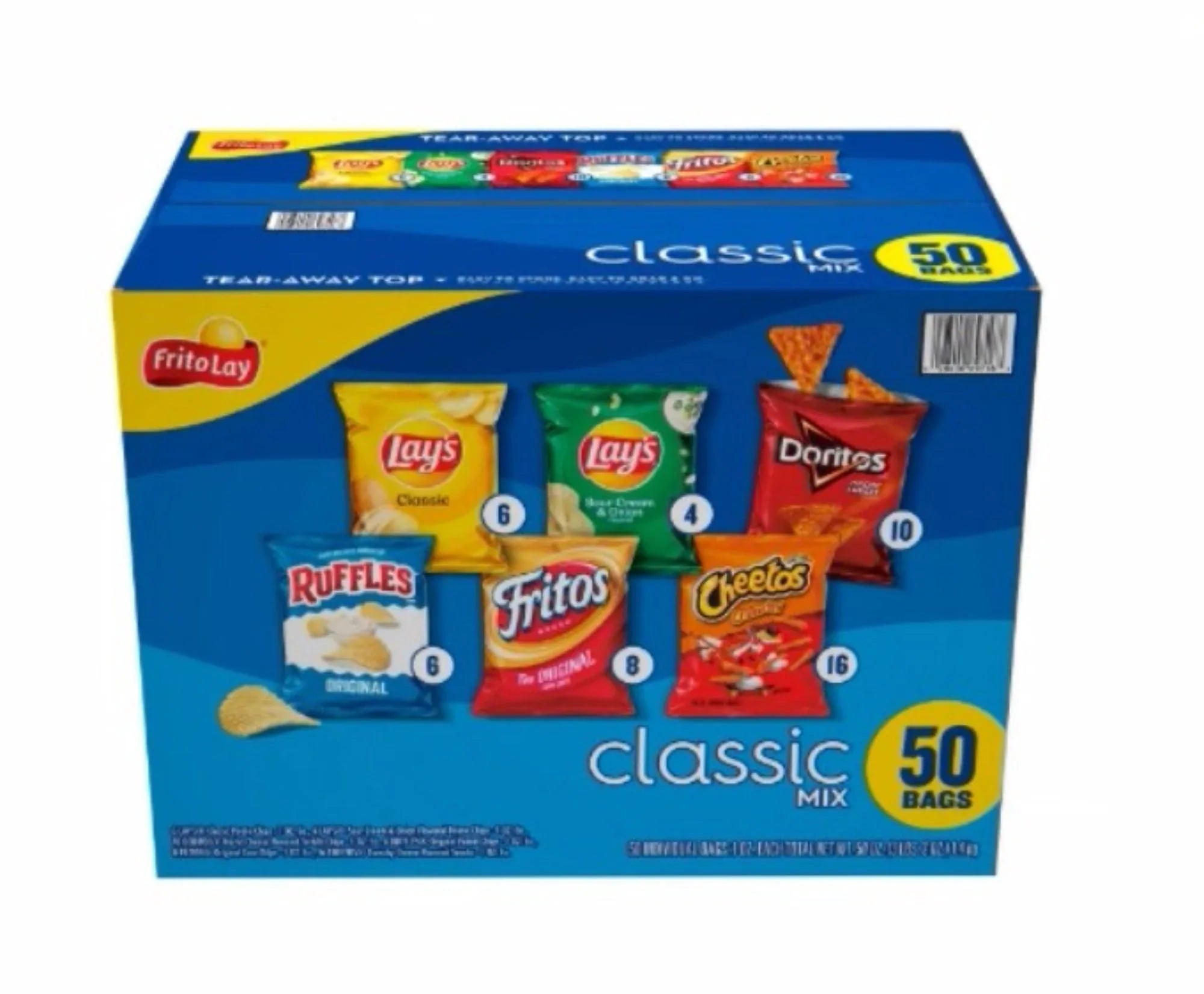 Frito-Lay Classic Mix Variety Pack Chips, 50 pk. - USA MEGA SHOP