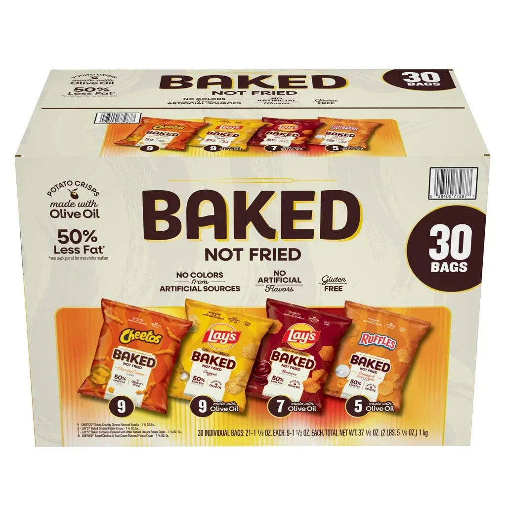 Frito Lay Oven Baked Mix, Variety Pack, 30-count - USA MEGA SHOP