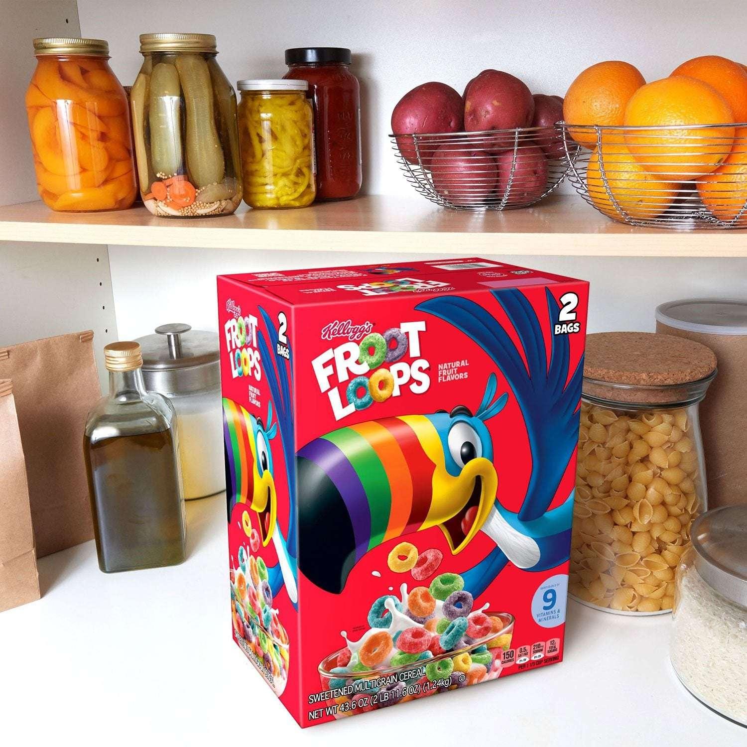 Froot Loops Breakfast Cereal, 43.6 oz. - USA MEGA SHOP