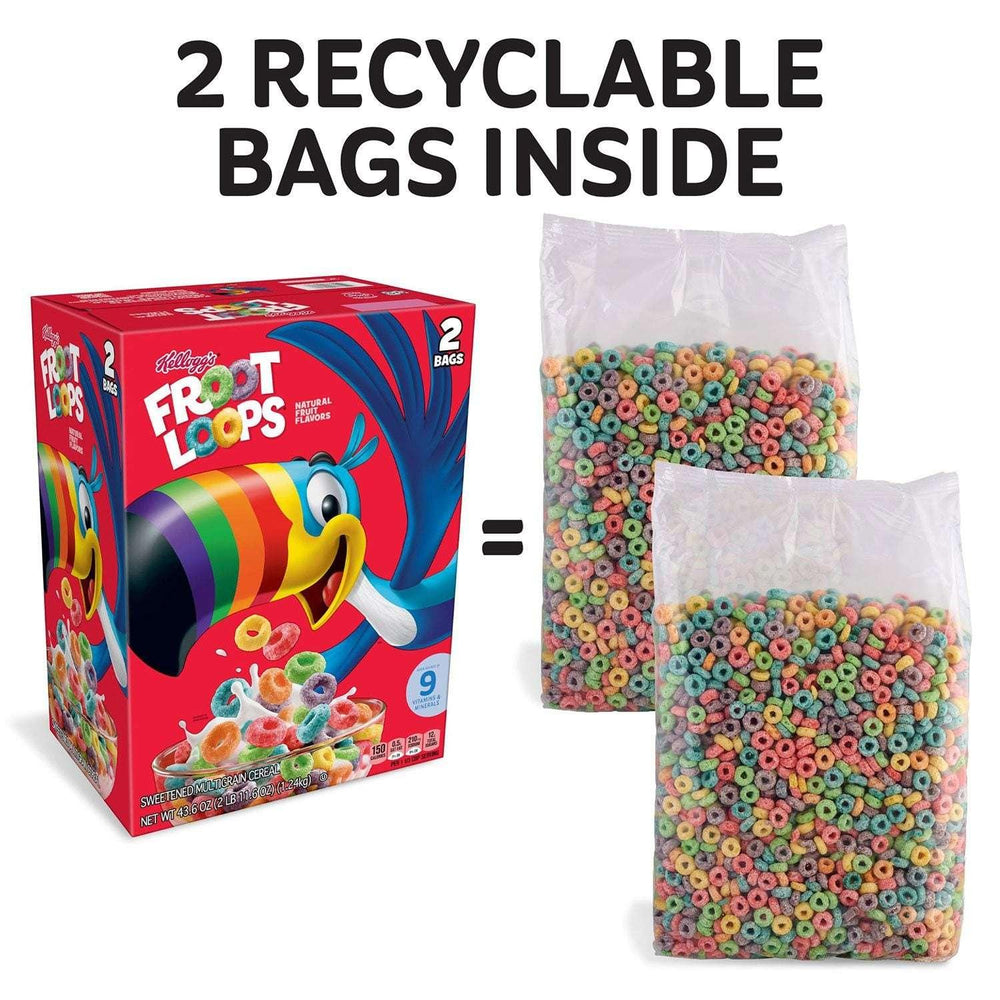 Froot Loops Breakfast Cereal, 43.6 oz. - USA MEGA SHOP