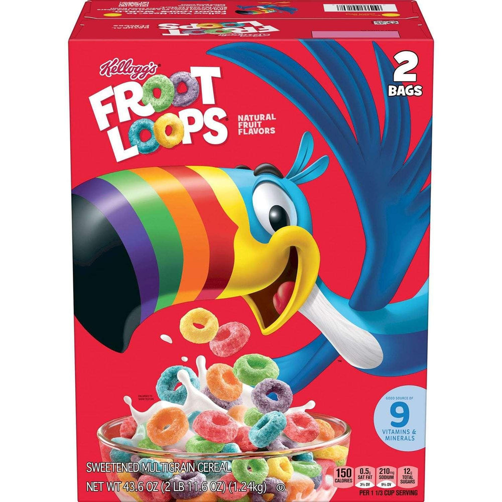 Froot Loops Breakfast Cereal, 43.6 oz. - USA MEGA SHOP